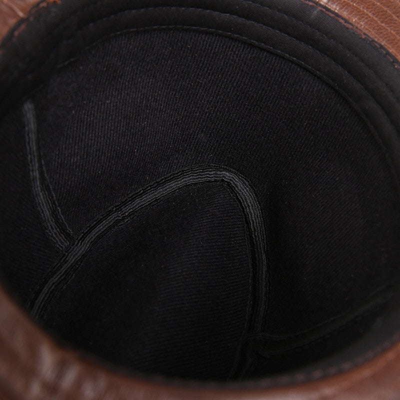 Leather Fedoras