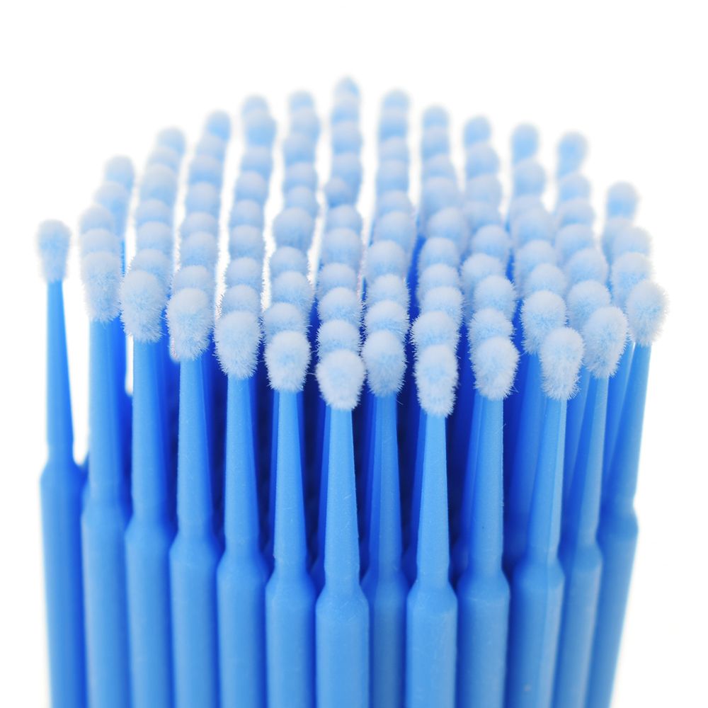 100pcs Disposable Micro Eyelash Brushes