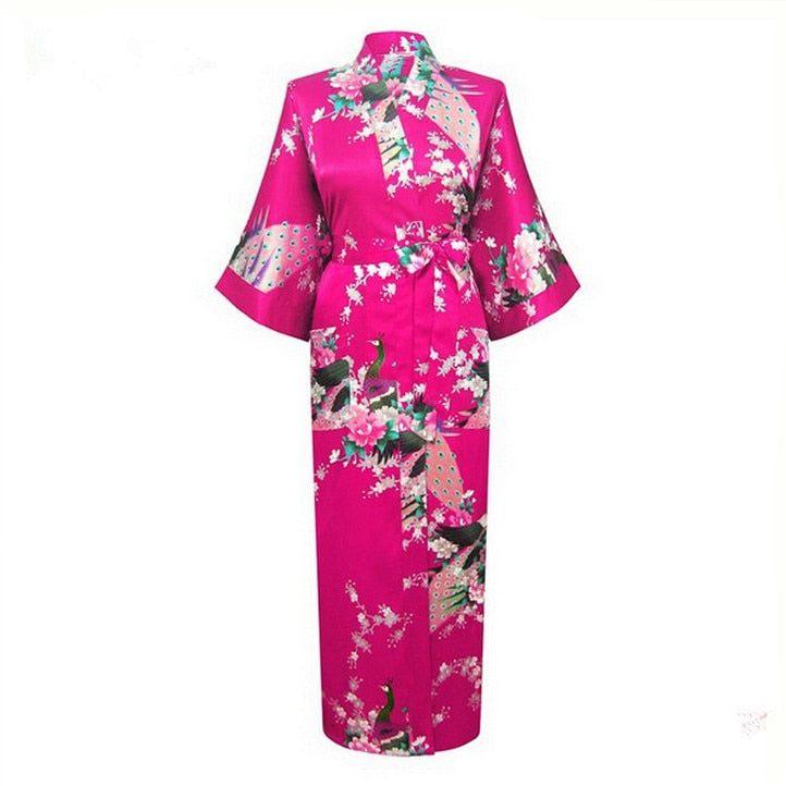 Silk Rayon Long  Robes