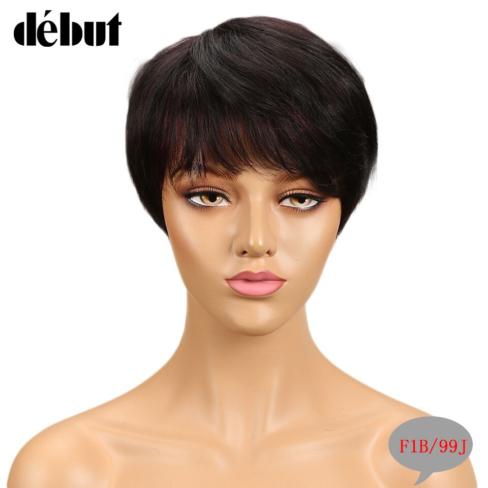 Remy Short Straight Human Hair