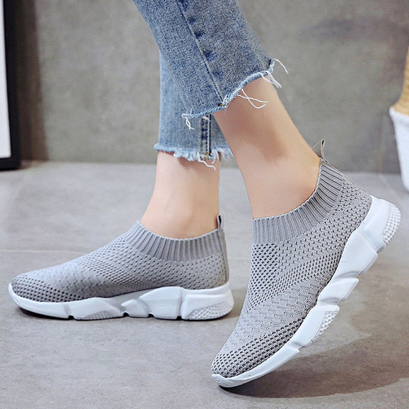 Casual Vulcanize Stretch Sneakers