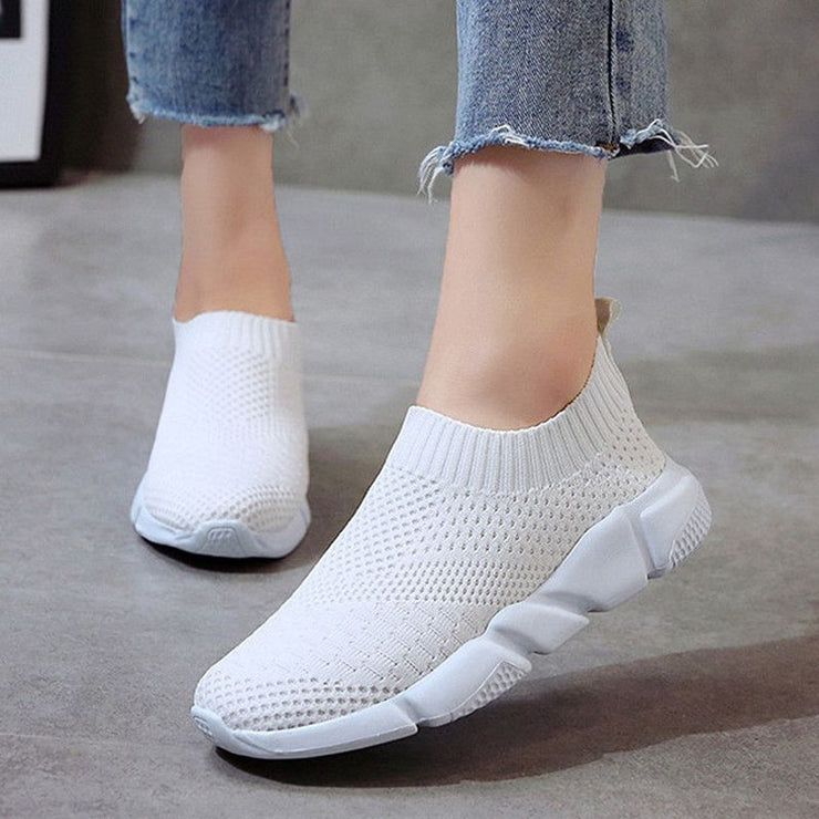 Casual Vulcanize Stretch Sneakers