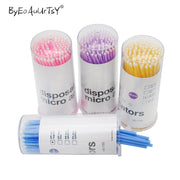 100pcs Disposable Micro Eyelash Brushes