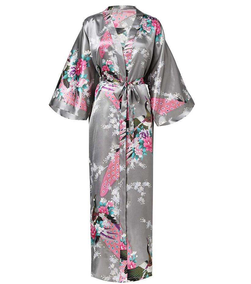 Silk Rayon Long  Robes