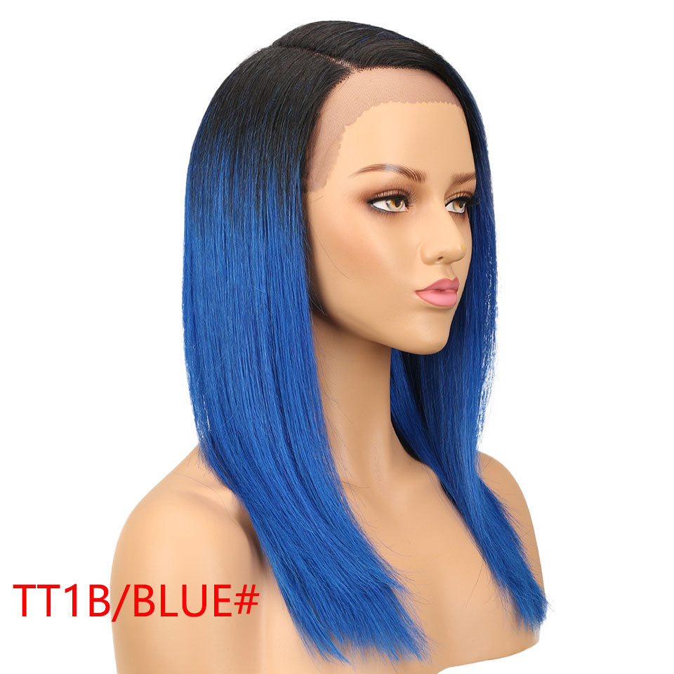 Sleek Color Lace Front Human Hair Wigs