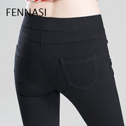 3/4 Length High Waist Pants Push Up Leggings