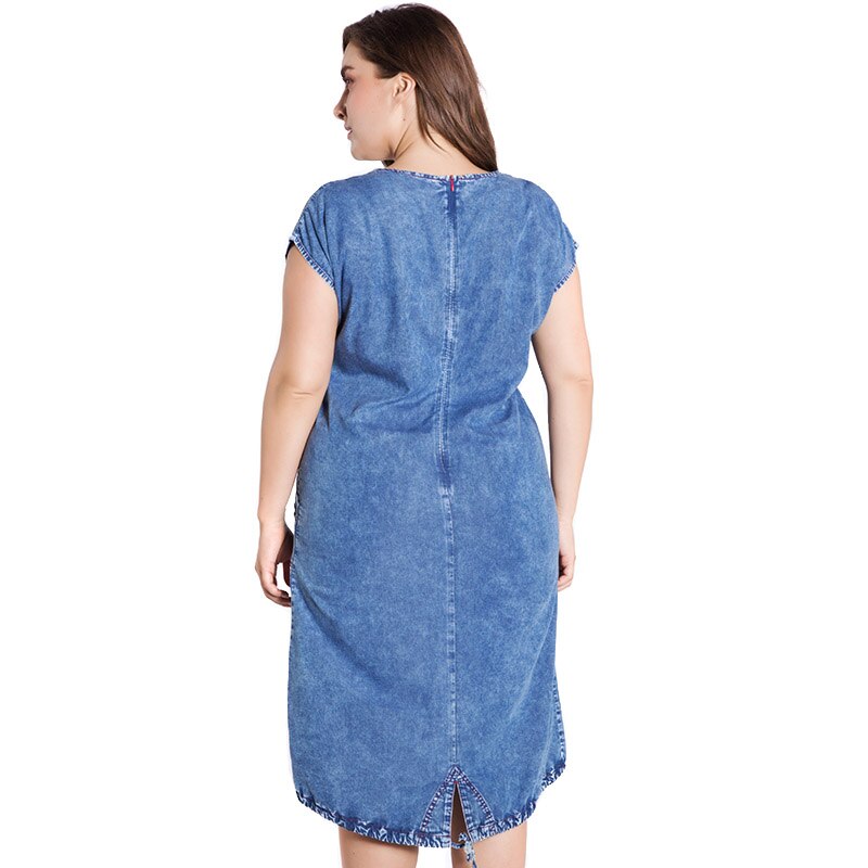 A-LINE Denim Dress