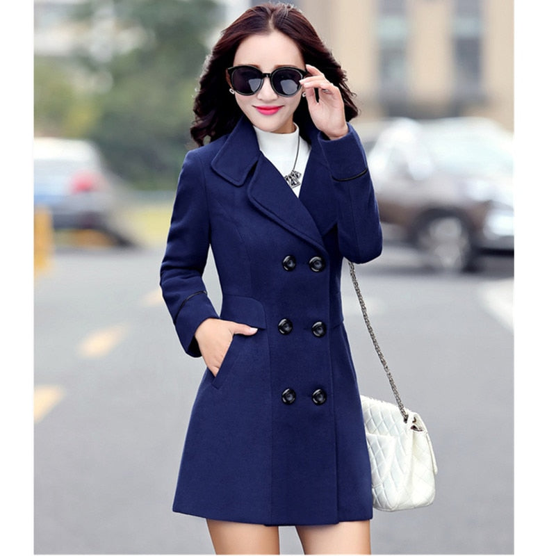 Medium Length Wool Jacket