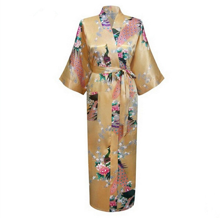 Silk Rayon Long  Robes