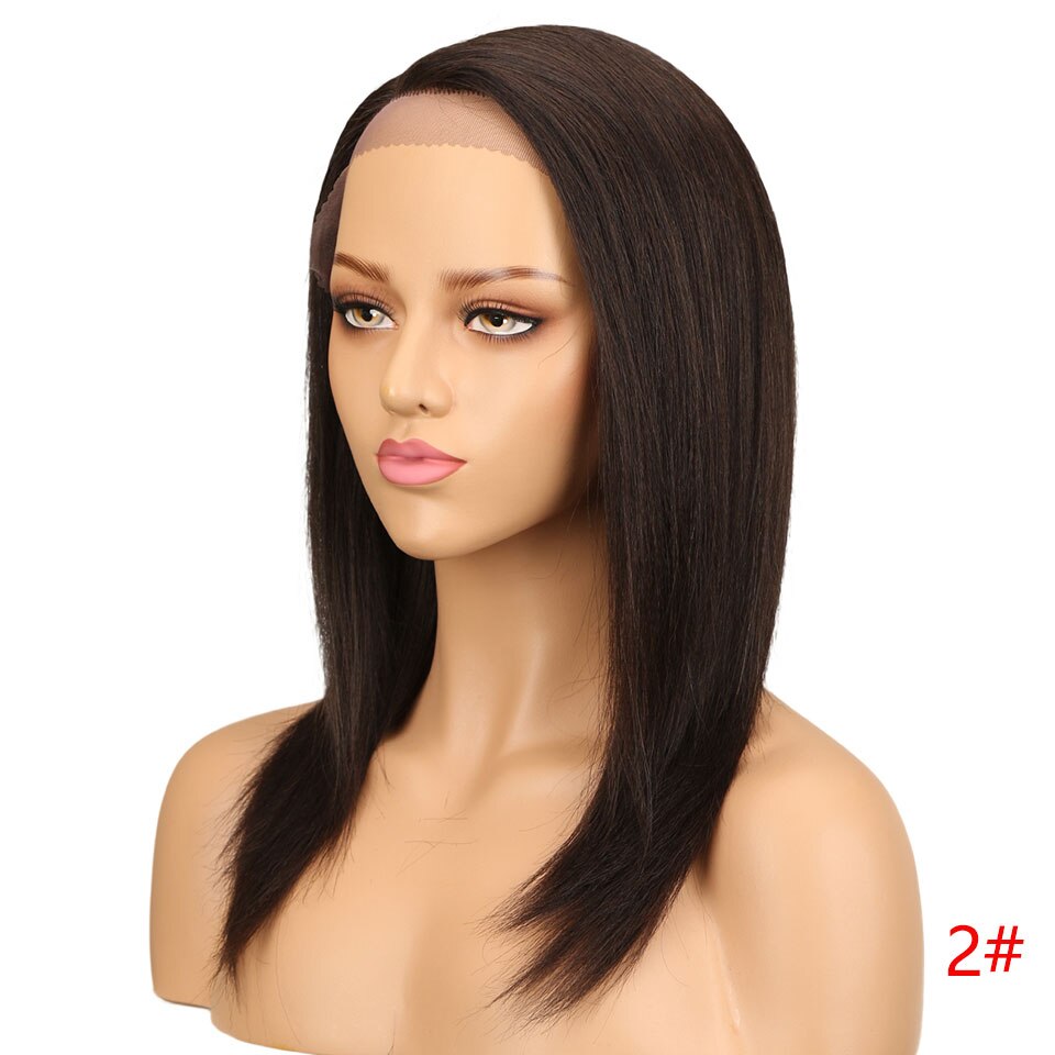 Sleek Color Lace Front Human Hair Wigs