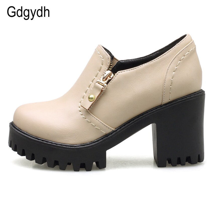 Gdgydh 8cm Platform British Style