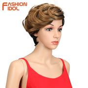 Short Wavy Heat Resistant Cosplay Synthetic Wigs