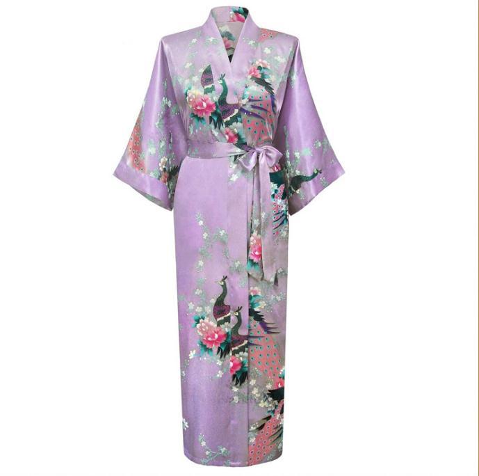 Silk Rayon Long  Robes