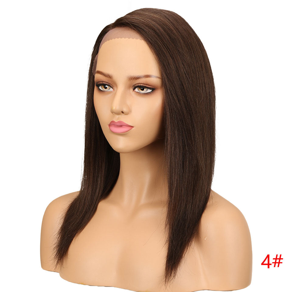 Sleek Color Lace Front Human Hair Wigs