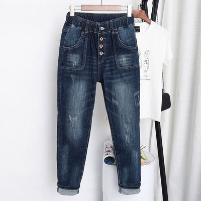 Mom High Waist Loose Denim Jean