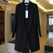 Trench Style Office Blazer Slimming