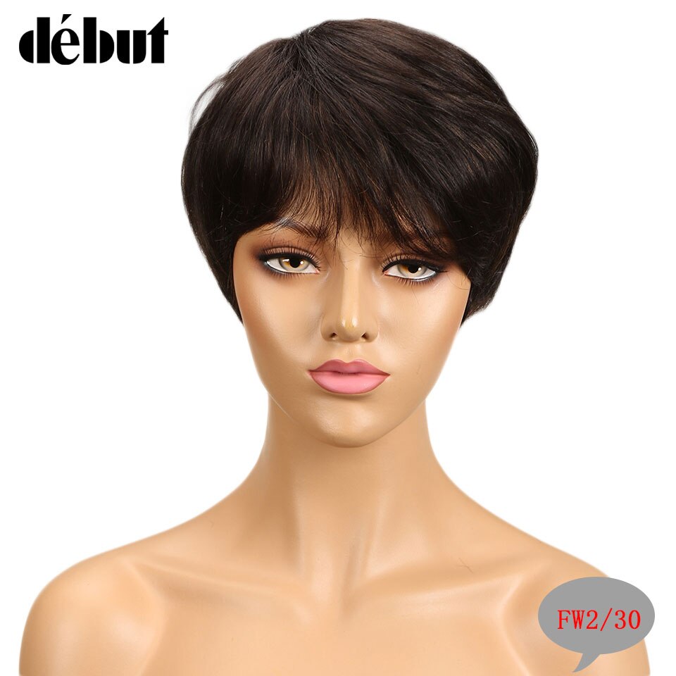 Remy Short Straight Human Hair