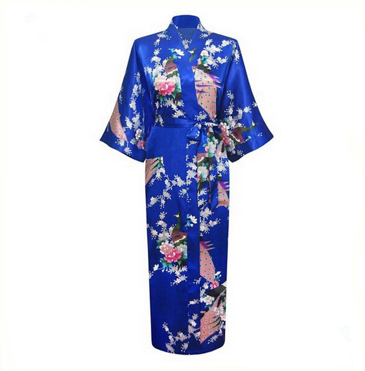 Silk Rayon Long  Robes