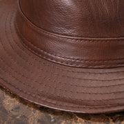 Leather Fedoras