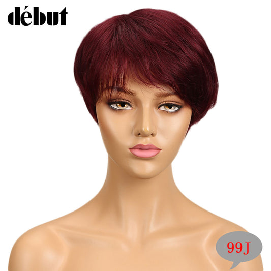 Remy Short Straight Human Hair