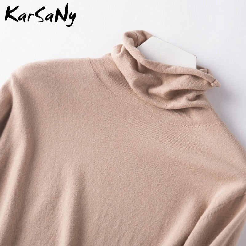 Thin Cashmere Turtleneck Sweaters