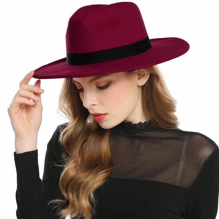 Women Wool Fedoras