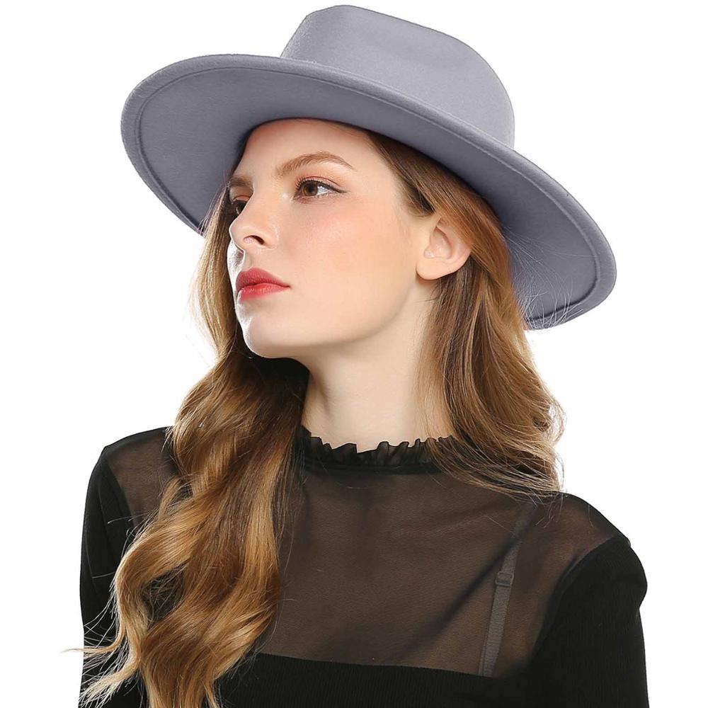 Women Wool Fedoras