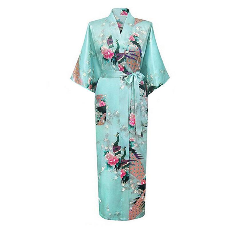 Silk Rayon Long  Robes