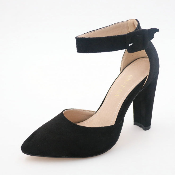 Ankle Strap Pointed Toe Pumps