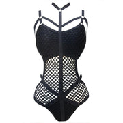 One Piece  Fishnets Swimsuit