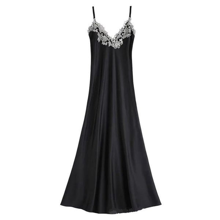 Long Silk Nightgown