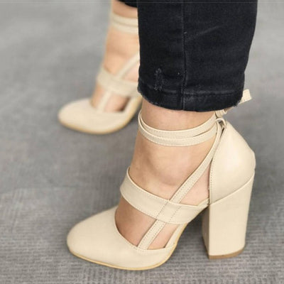 Gladiator High Thick Heels