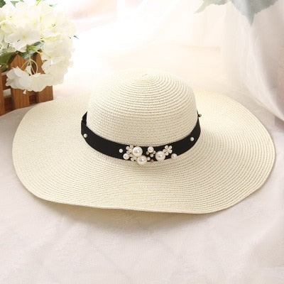 Raffia Wide Brim Straw Hats