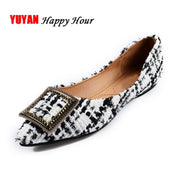 Flat Pointed Toe Boat Shoes