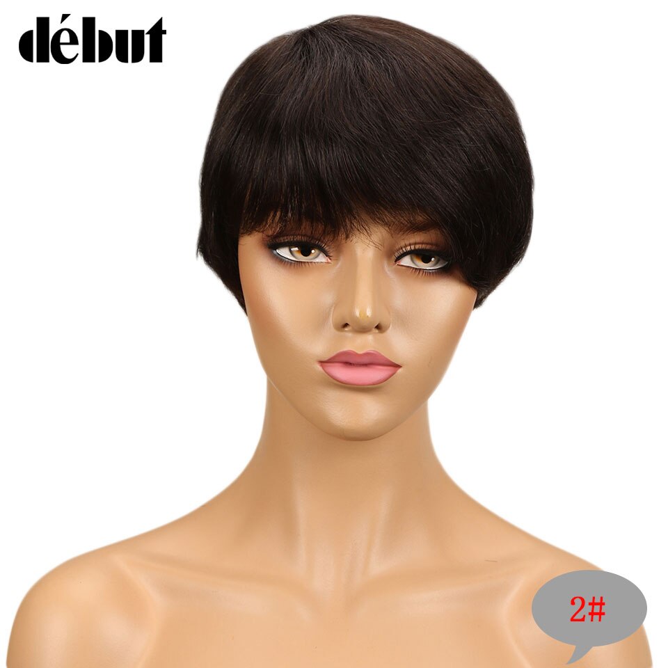 Remy Short Straight Human Hair