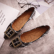 Flat Pointed Toe Boat Shoes