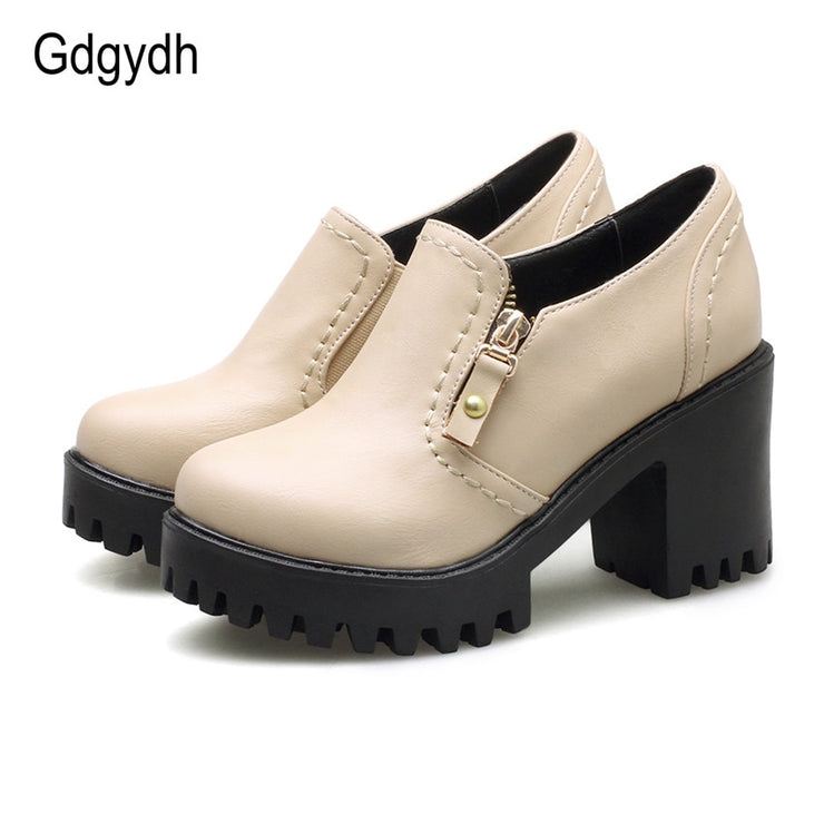 Gdgydh 8cm Platform British Style