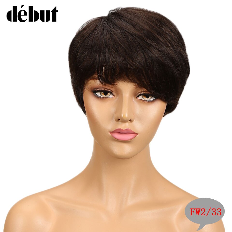 Remy Short Straight Human Hair