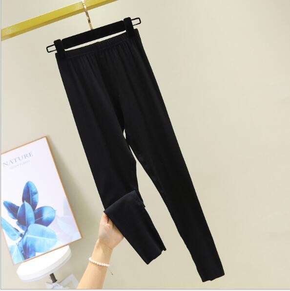 Plus Size Thin Spandex Basic Fitness Pants