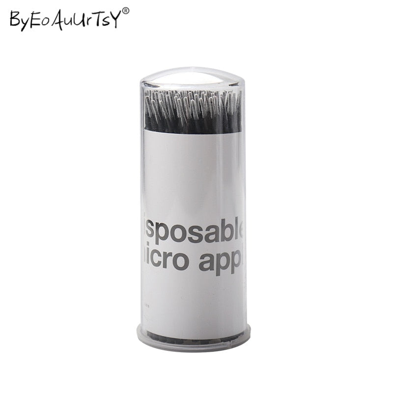 100pcs Disposable Micro Eyelash Brushes