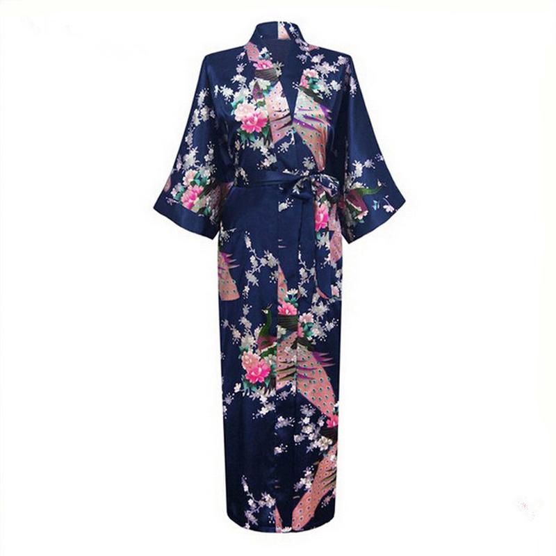 Silk Rayon Long  Robes