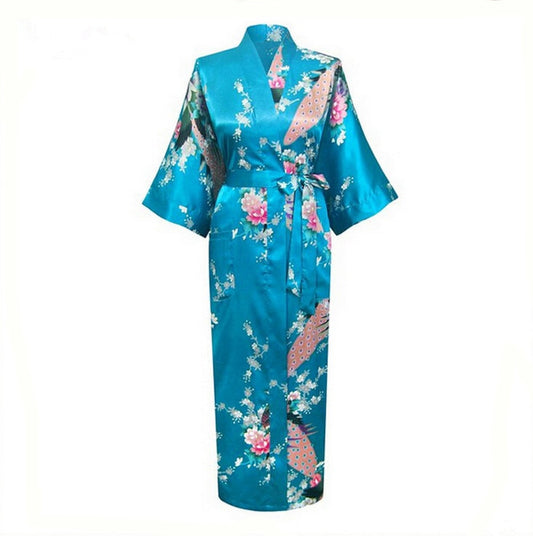 Silk Rayon Long  Robes