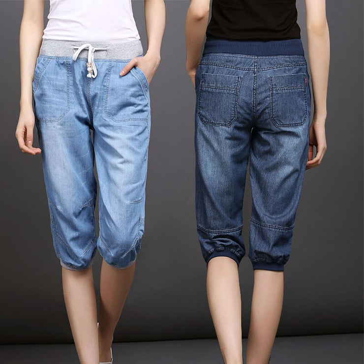 Harem Light Washed Loose Jeans