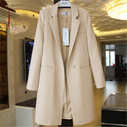 Trench Style Office Blazer Slimming