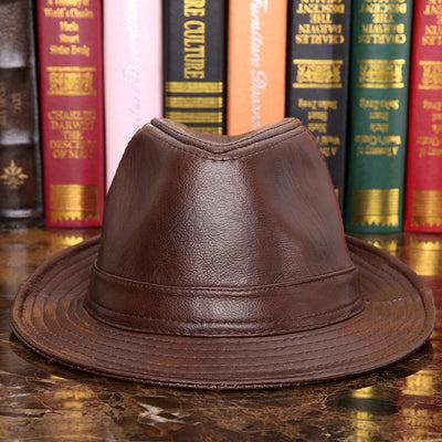 Leather Fedoras