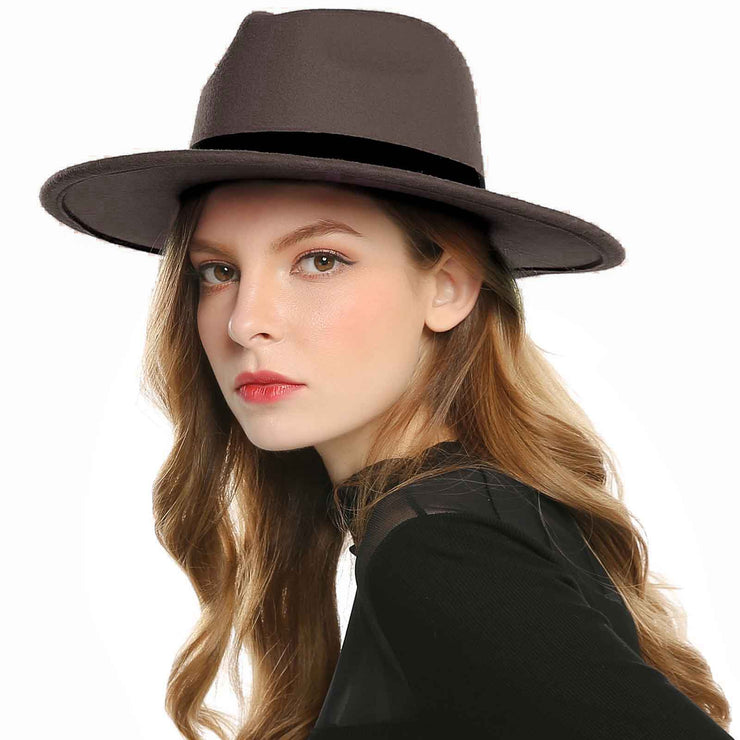 Women Wool Fedoras