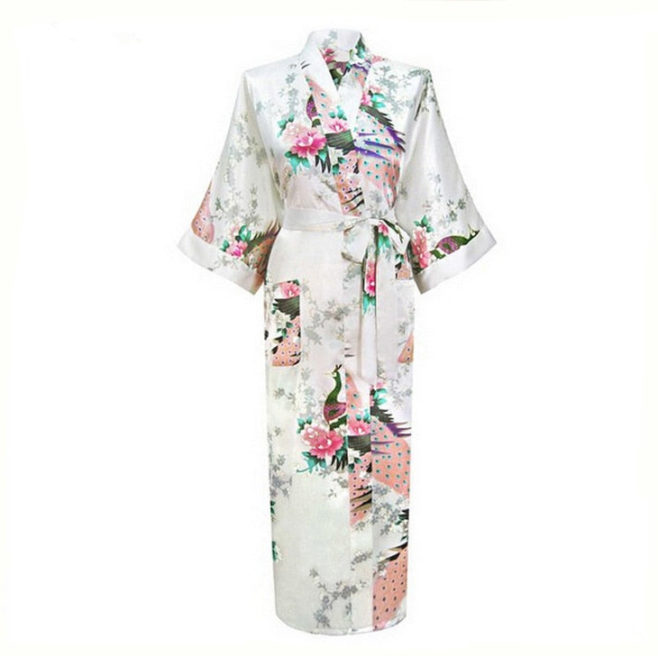 Silk Rayon Long  Robes