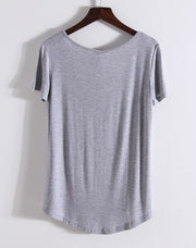 V Neck European Style T-Shirts