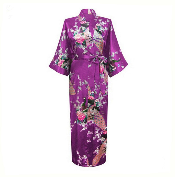 Silk Rayon Long  Robes