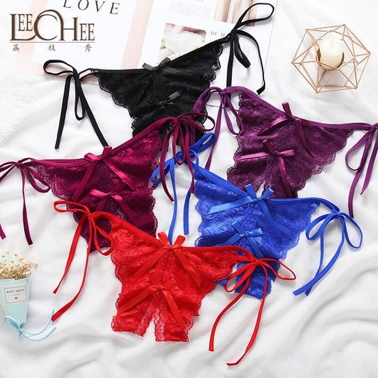 Crotchless Transparent G String